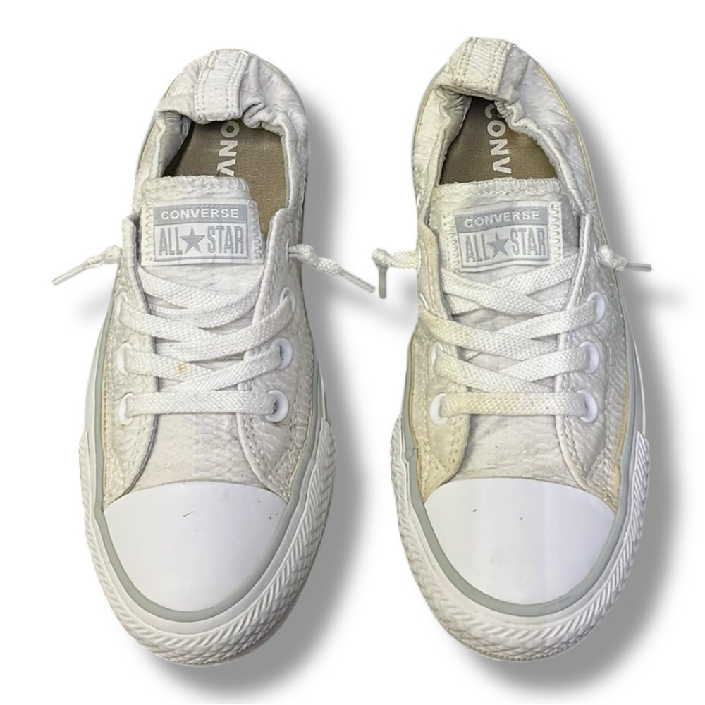 👟 Converse All Star White Slip-On Sneakers‎ Women’s 7